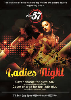 Bar 57 Poster Design