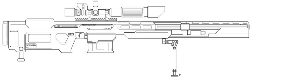 Gauss Rifle Blueprint gauss sniper rifle 2 by MarkCoup on DeviantArt