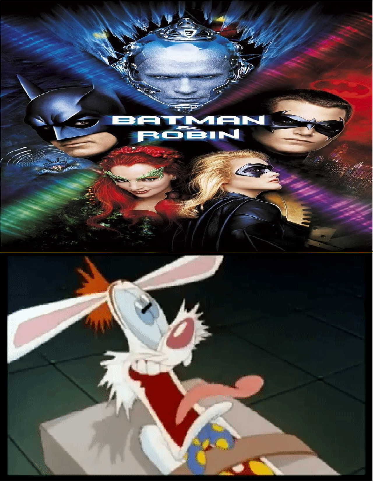 Batman Vs Rabit Roger Rabbit Reaction to Batman and Robin (1997) by lflan80521 on ...