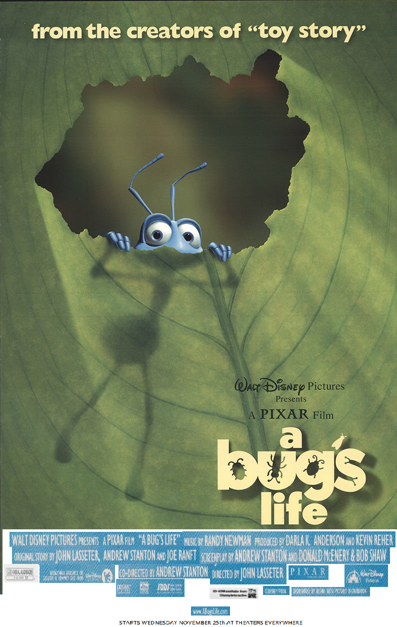 A Bugs Life (1998) Poster AD by lflan80521 on DeviantArt