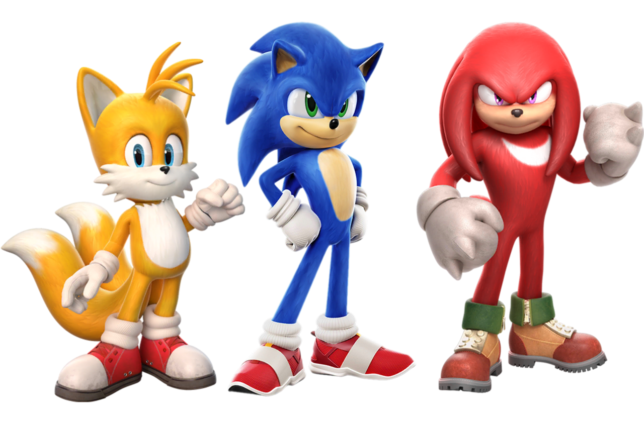 Team Sonic from the Sonic the Hedgehog Movie 2 by loganhedgehog18 on