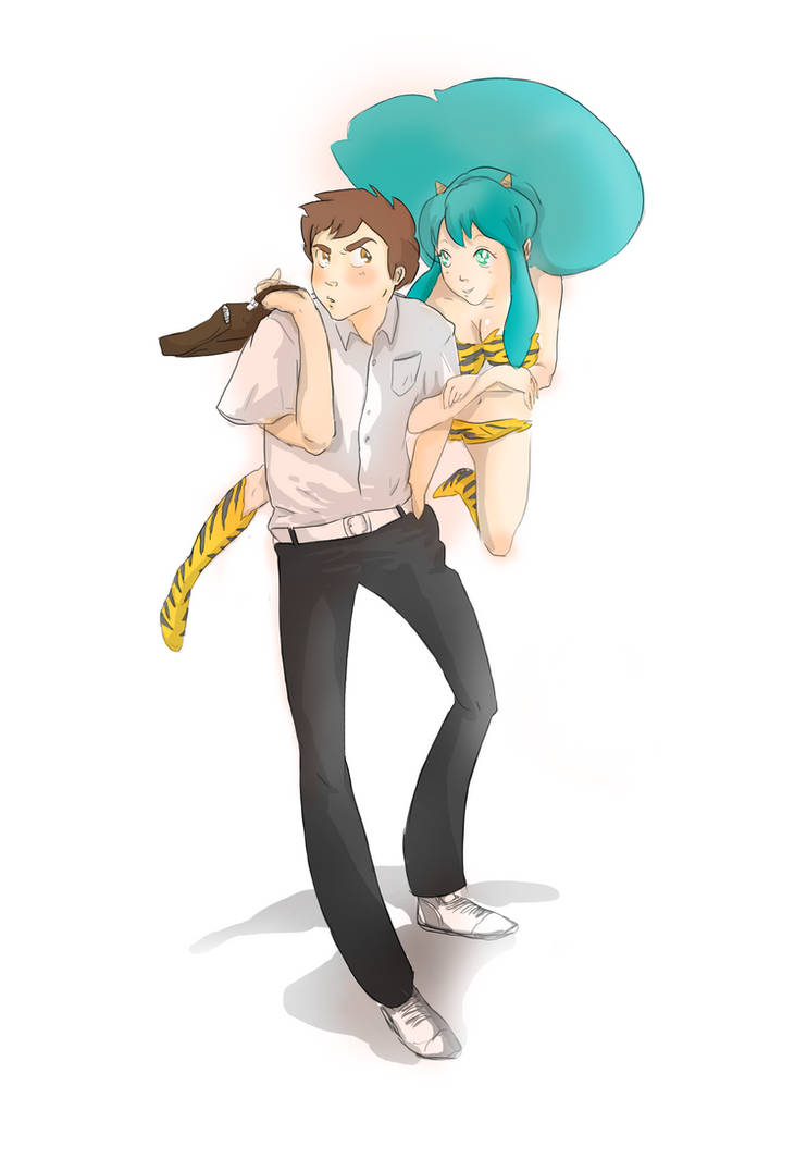 lum x ataru by kiwi person on deviantart lum x ataru by kiwi person on deviantart