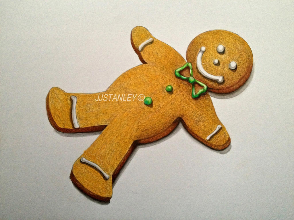 Gingerbread man by jessstanleyart on DeviantArt