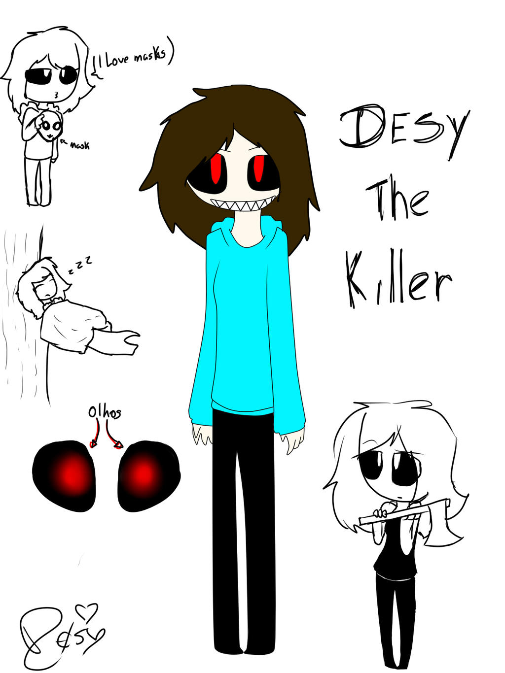 Desy the killer vs JEff the killer by Desy017 on DeviantArt