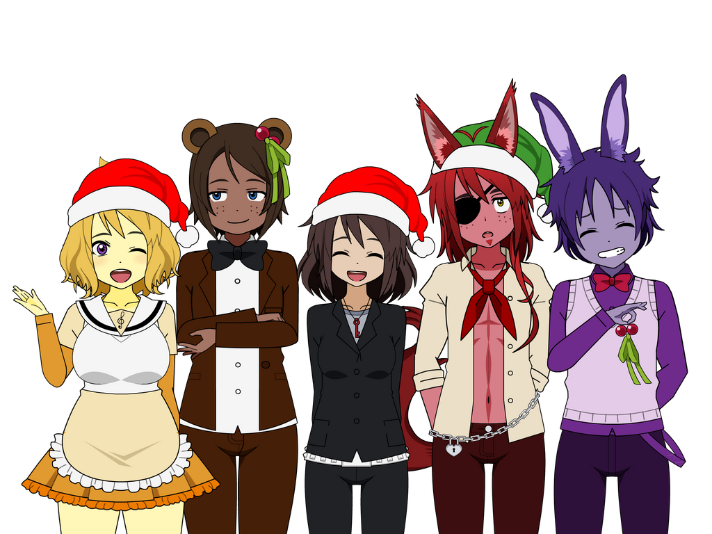 Merry Christmas- Fnat! (version Kisekae) by Desy017 on DeviantArt