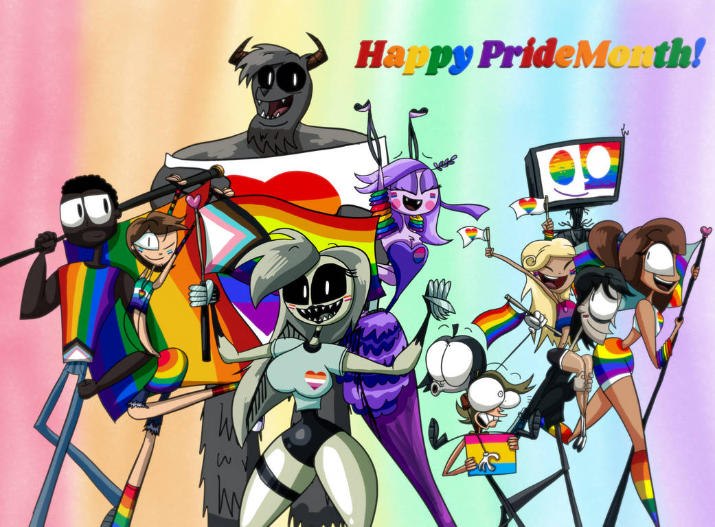 Cartoons Horror Pride Month edited by IvanCartoonWorld on DeviantArt
