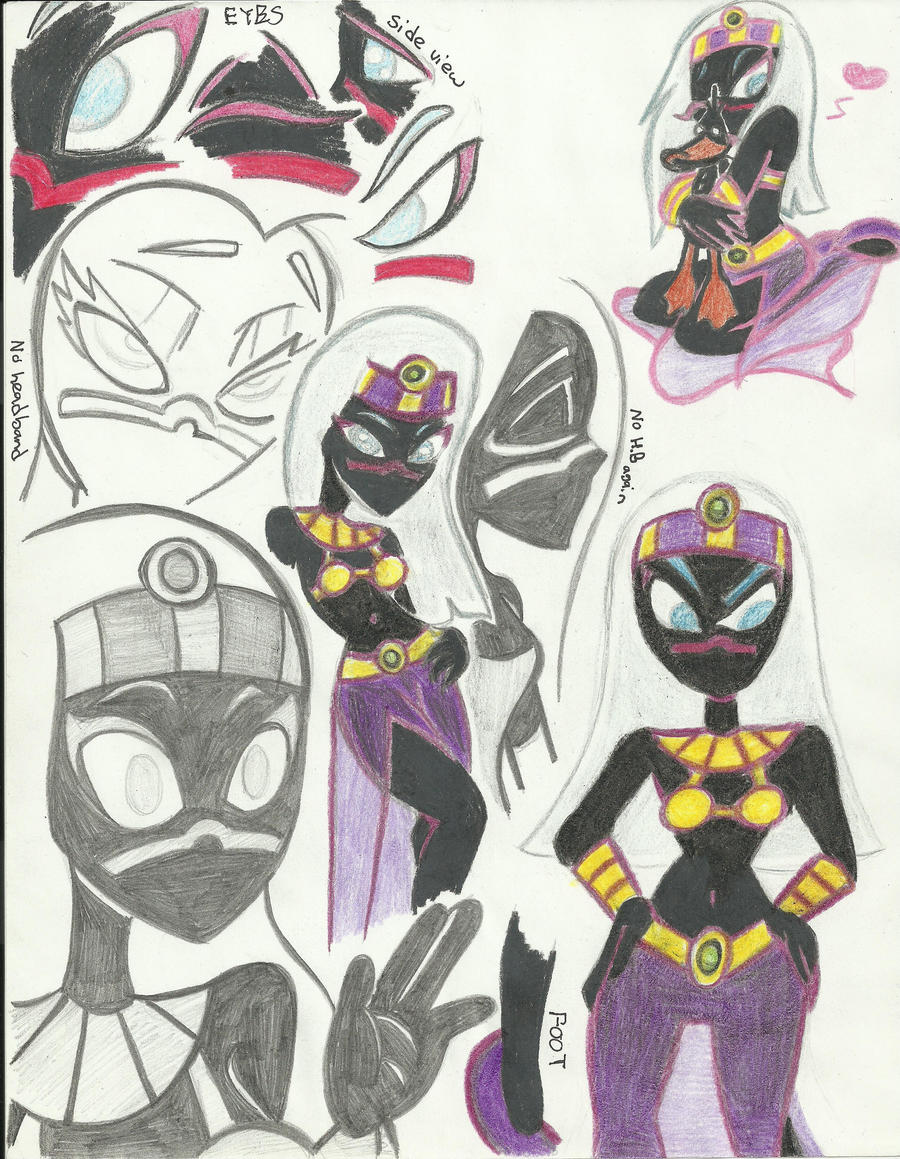 Martian Queen sketches