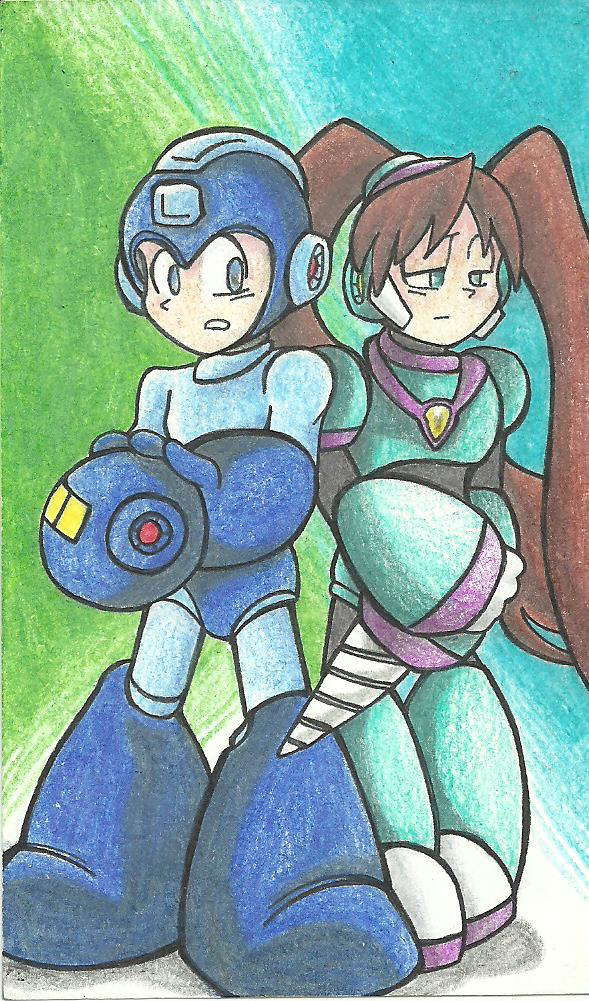 Mega Man and Quake Woman