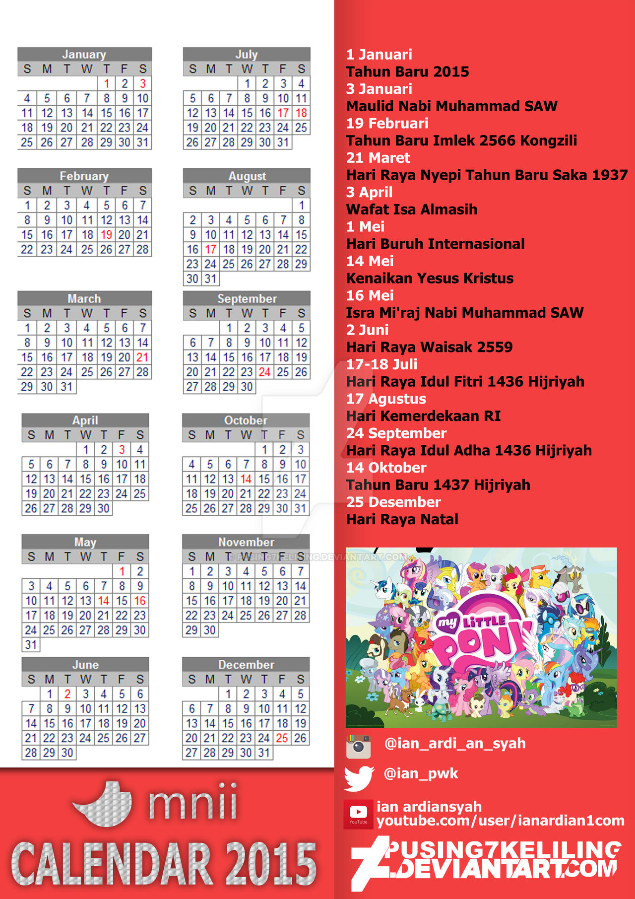 Kalender 201 5