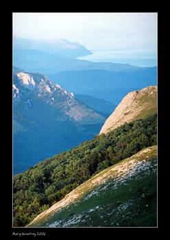 In Crimea mountains