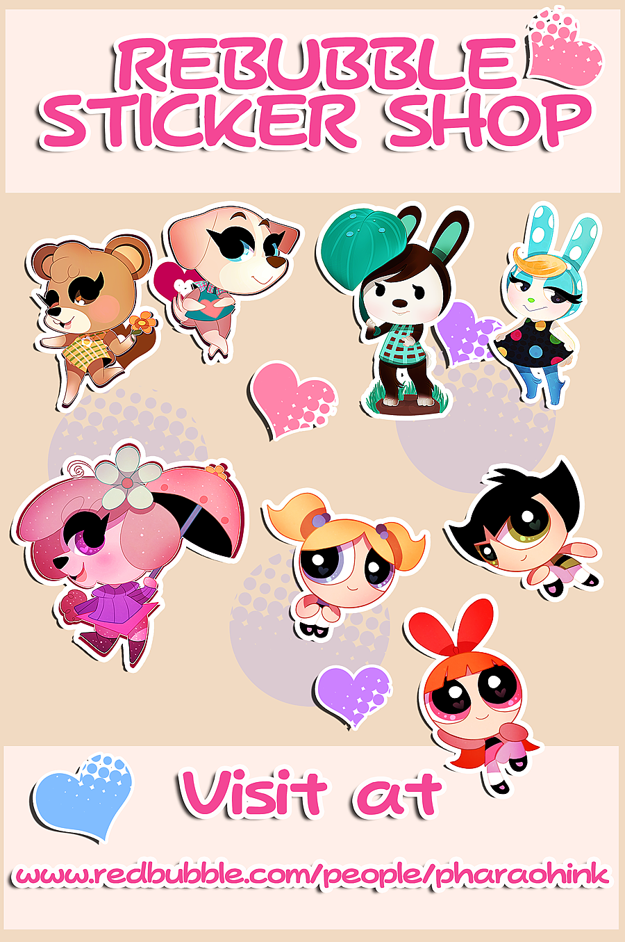 Redbubble stickers!