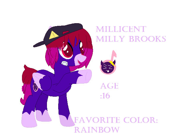 Milly Brooks from TMF pony ref by PS1215 on DeviantArt