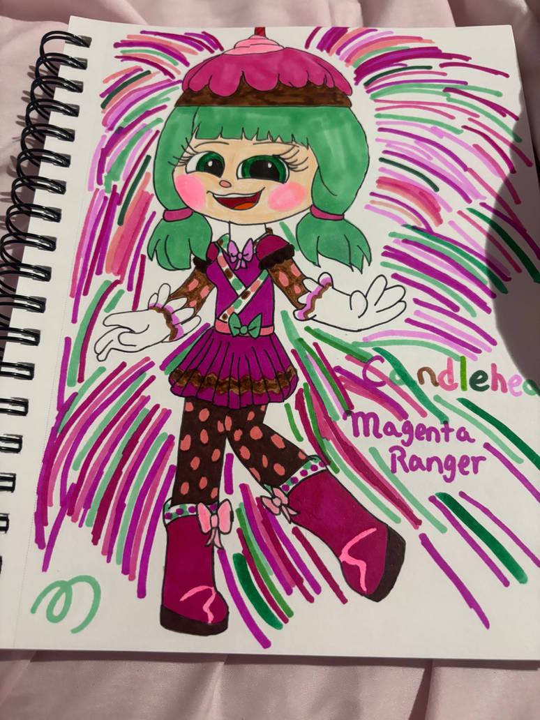 Candlehead: Magenta Ranger by PS1215 on DeviantArt