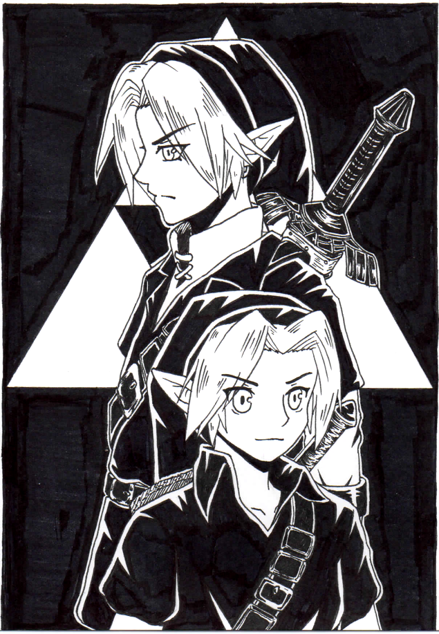 The Legend of Zelda Ocarina of Time -- Two Link