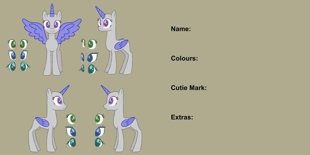 MLP Reference Base 4 Female by EebyBeebeep on DeviantArt