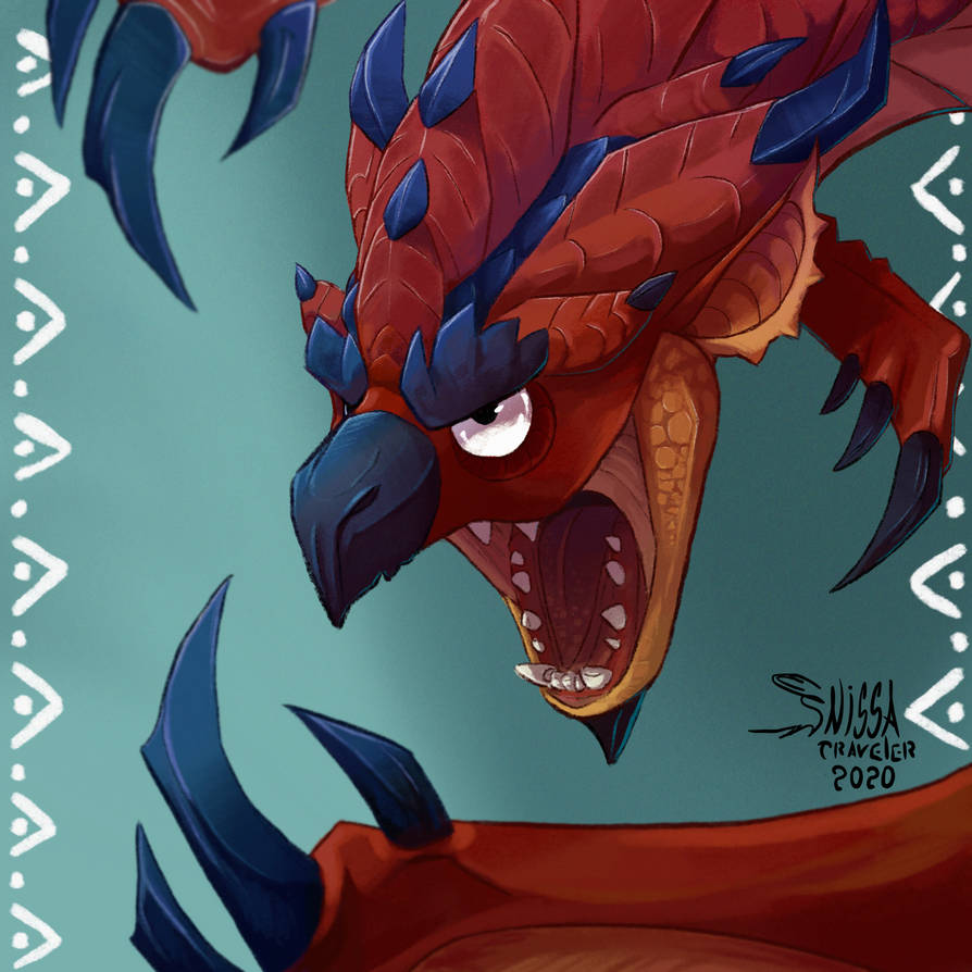 Rathalos by Nissa-Traveler on DeviantArt