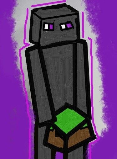 Minecraft enderman fanart by SuperWolf990 on DeviantArt Minecraft enderman fanart by SuperWolf990 on DeviantArt
