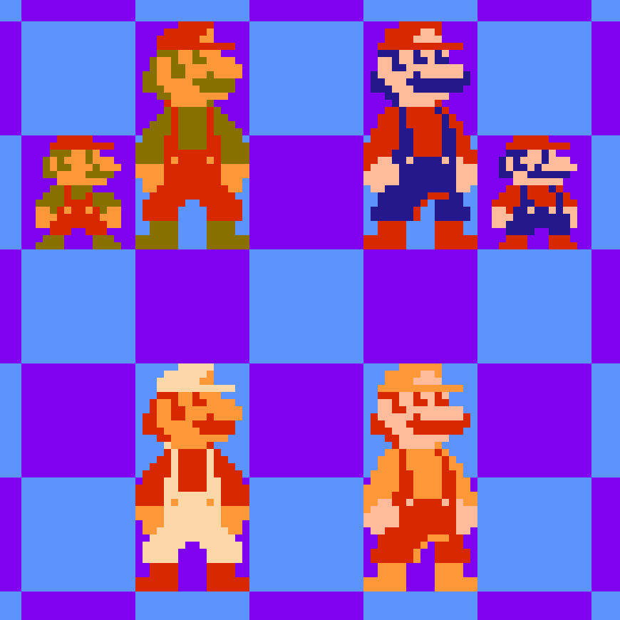 SMB1-Style Mario by azumadeline on DeviantArt