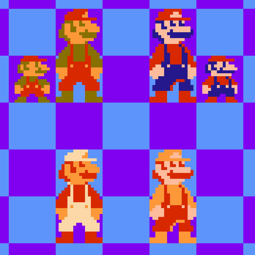 SMB1-Style Mario by azumadeline on DeviantArt