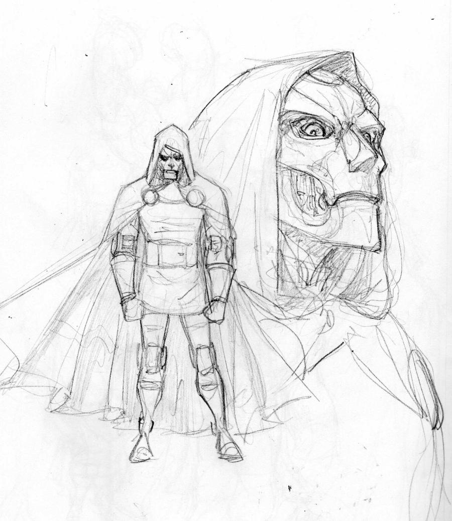 Dr Doom sketch