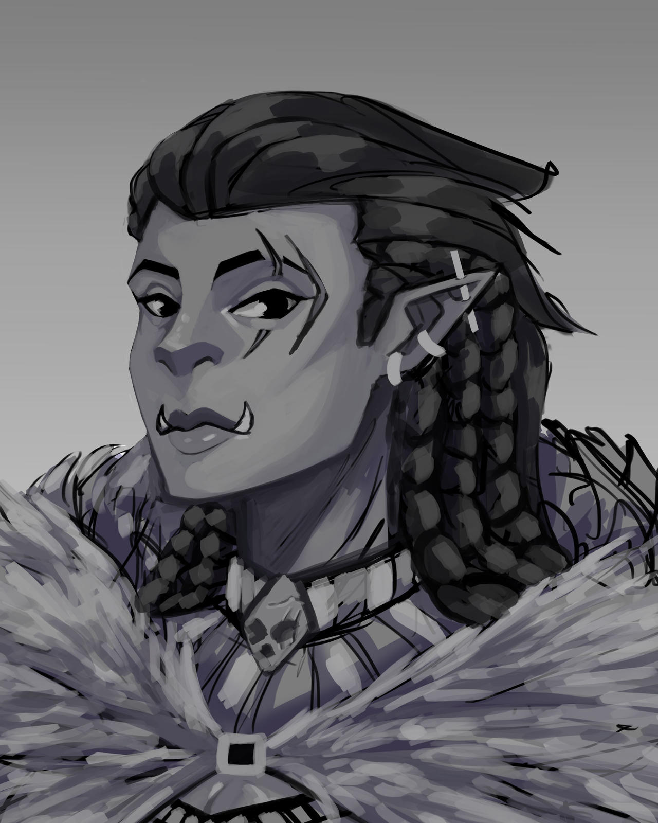 Female Orc Oc by Winniiart on DeviantArt
