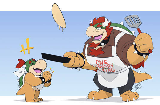 Papa Bowser and Jr 2