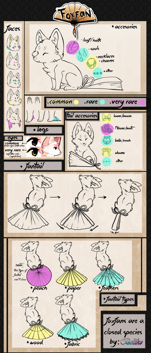 FoxFan Species Guide (Closed Species) + F.A.Q