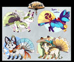 Spotted Foxfans // AUCTION // CLOSED by Belliko-art