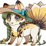 Sunflower Foxfan for xmaikowolfx