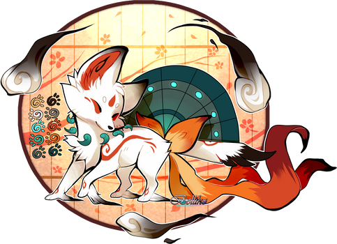 Amaterasu inspired Foxfan