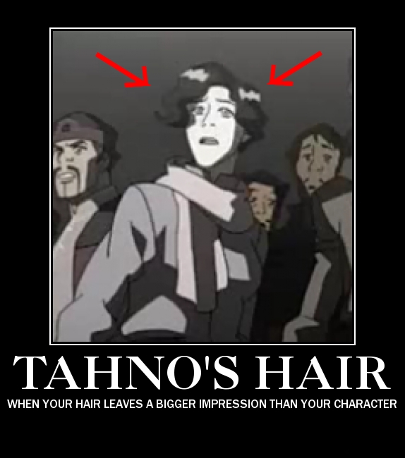 Tahno's hair demotivational poster