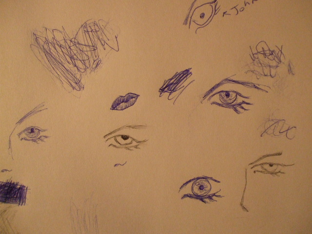 Some 'manga eyes' doodles