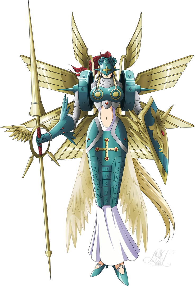 Ophanimon Render By LadyHeinstein On DeviantArt
