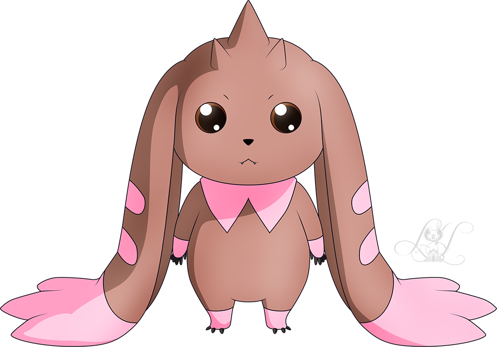 Lopmon (Render) by LadyHeinstein on DeviantArt