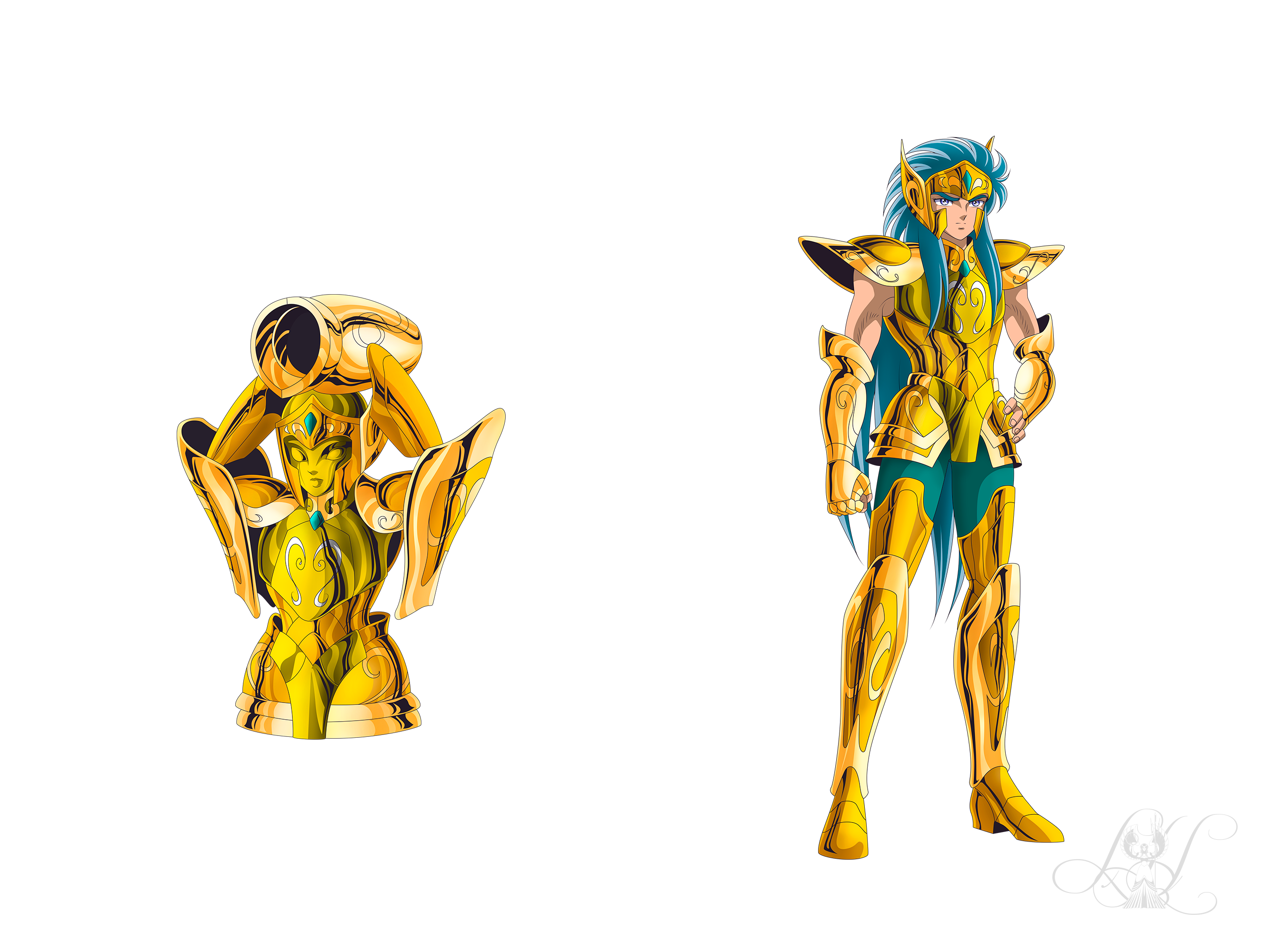 Saint seiya Soul of Gold - Camus and Surt by Bluerathy-S on DeviantArt