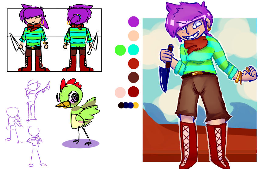 Character Reference Sheet 1 by JustCollin on DeviantArt