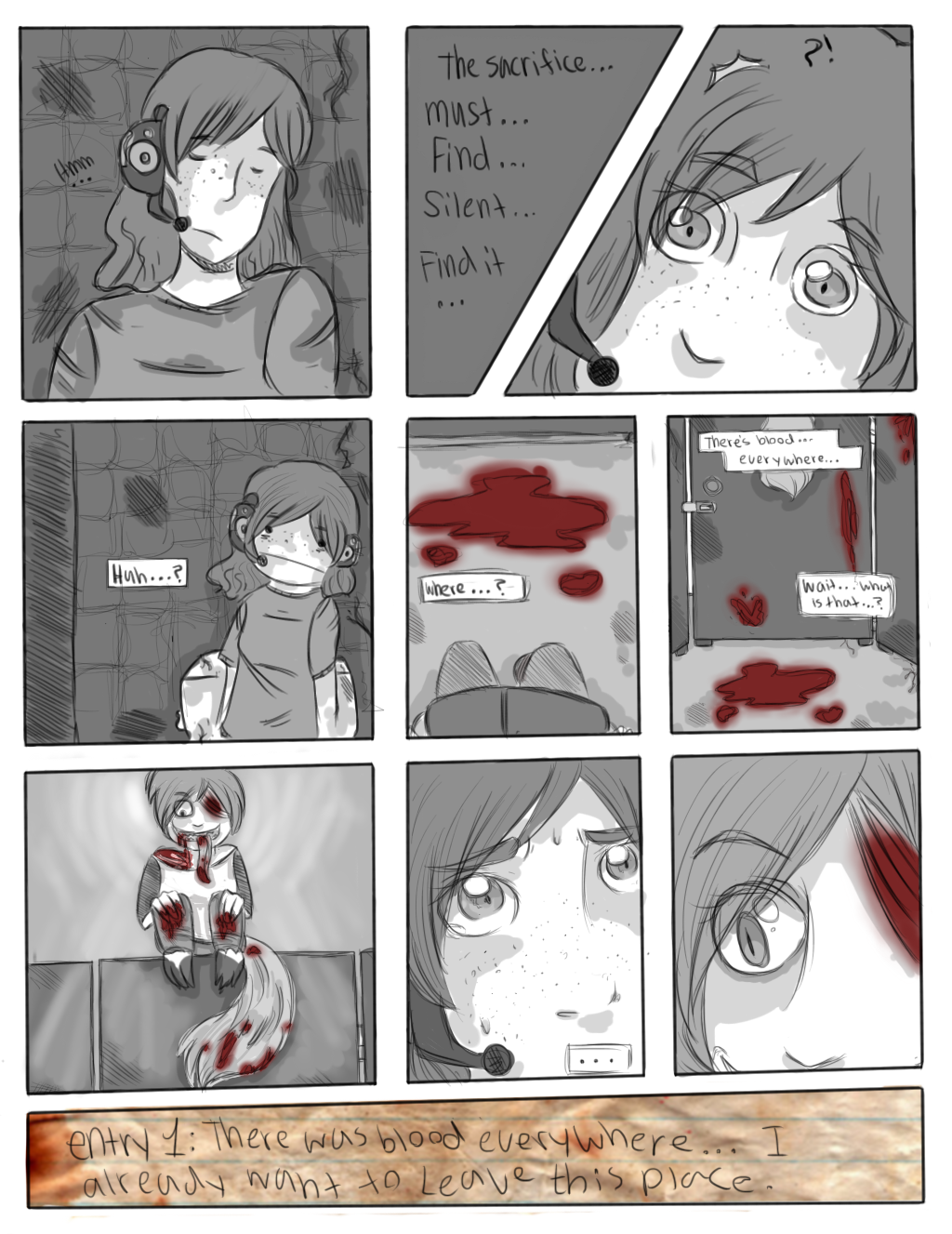 Silent Hill Comic Page 1