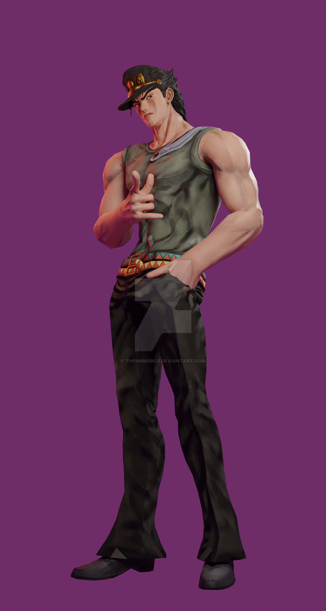 JJBA City Hall」 — Part 6 Jotaro Kujo - Last Survivor character model