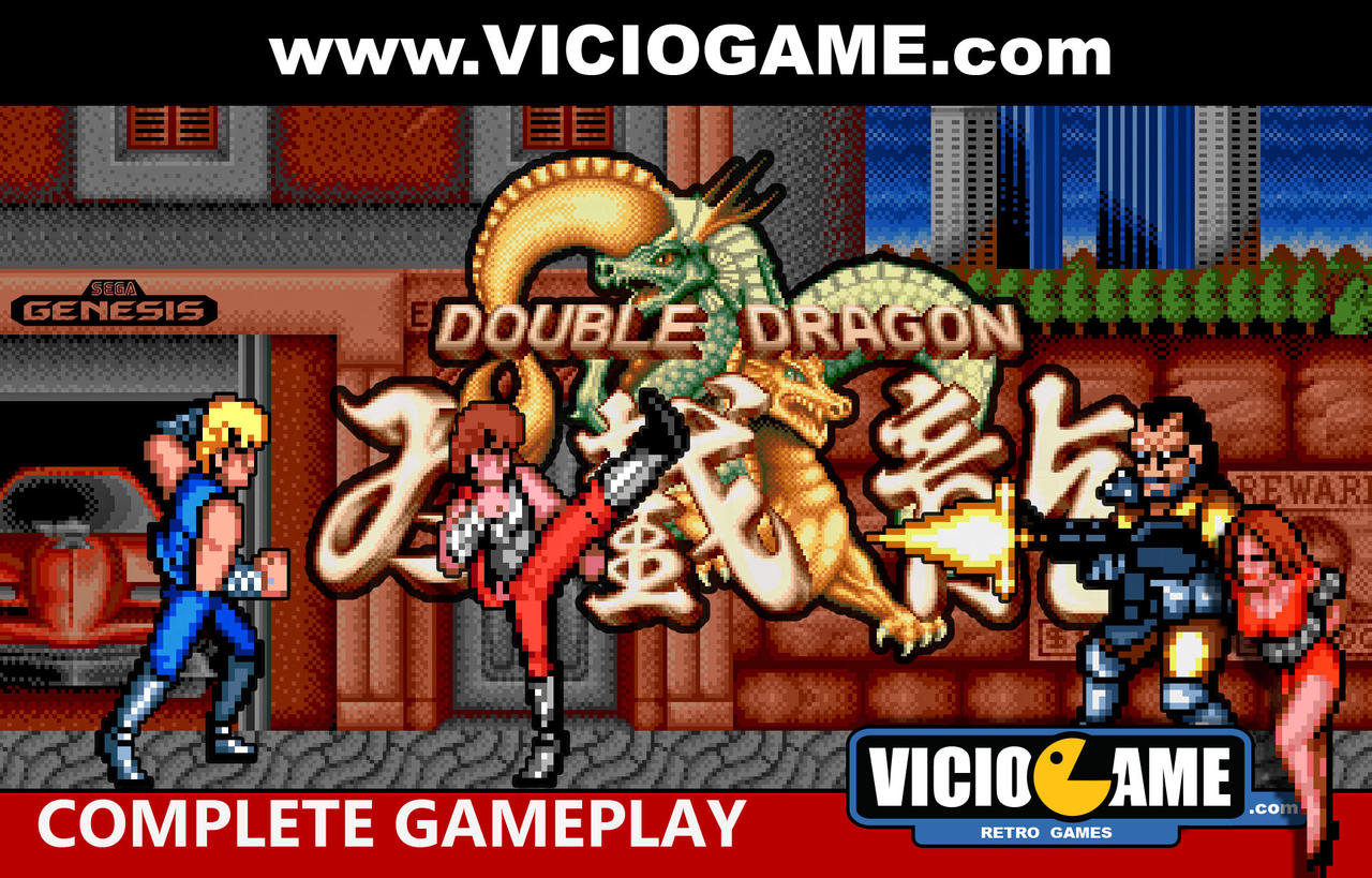 Double Dragon 1 arcade gameplay playthrough longplay 