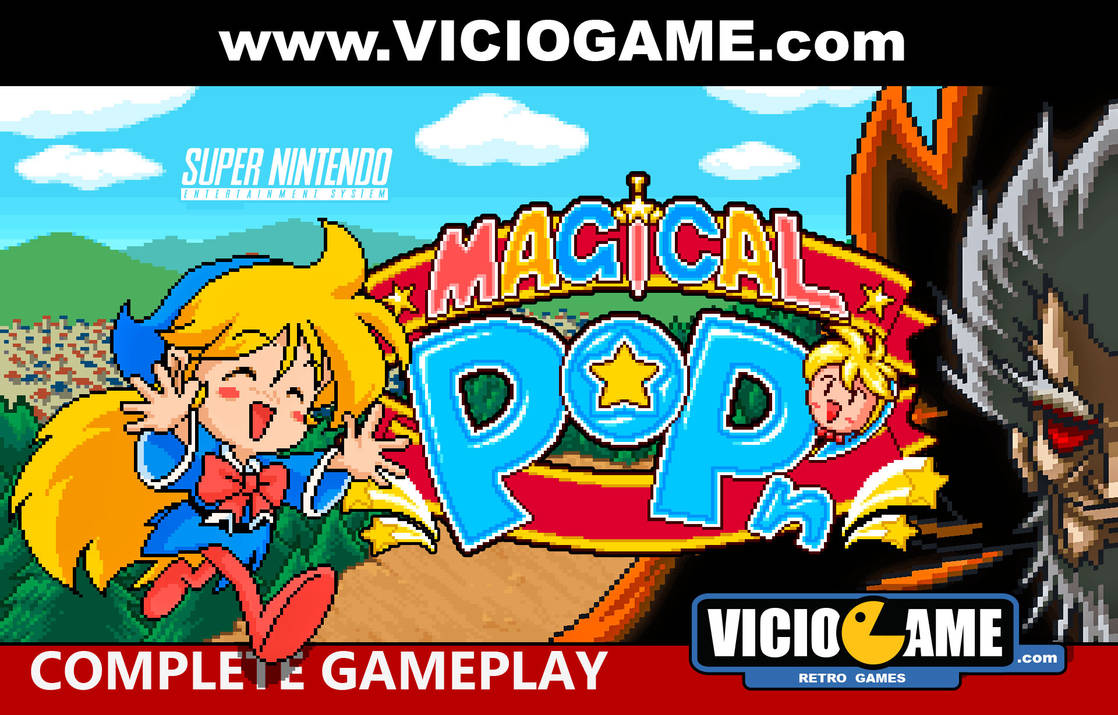 Magical Pop'n (Super Nintendo) Complete Gameplay by viciogame on DeviantArt