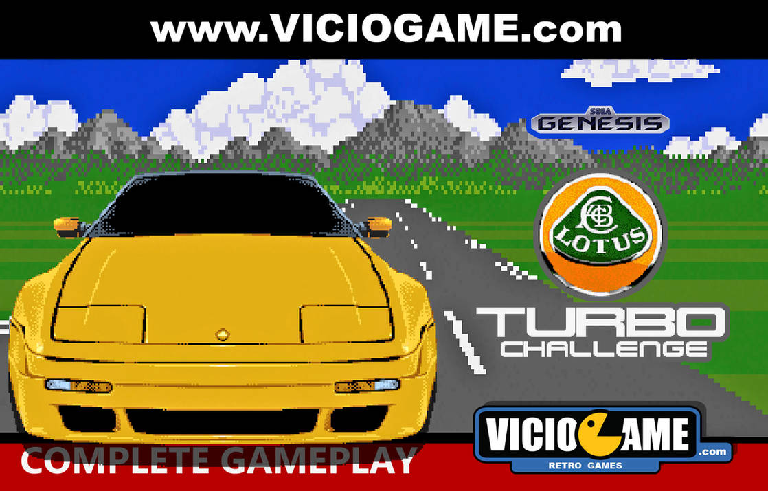 Lotus Turbo Challenge (Mega Drive) Gameplay by viciogame on DeviantArt
