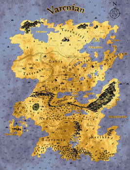 Map of Varenian (Digital Ver)