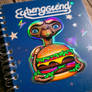 Scrapbook Sticker/WHG did it First(with A.I)
