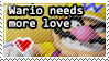 Wario needs more love stamp