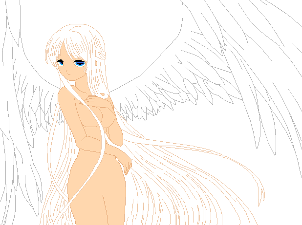 Winged Girl Base By A-I-T On Deviantart