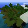 Minecraft flying island