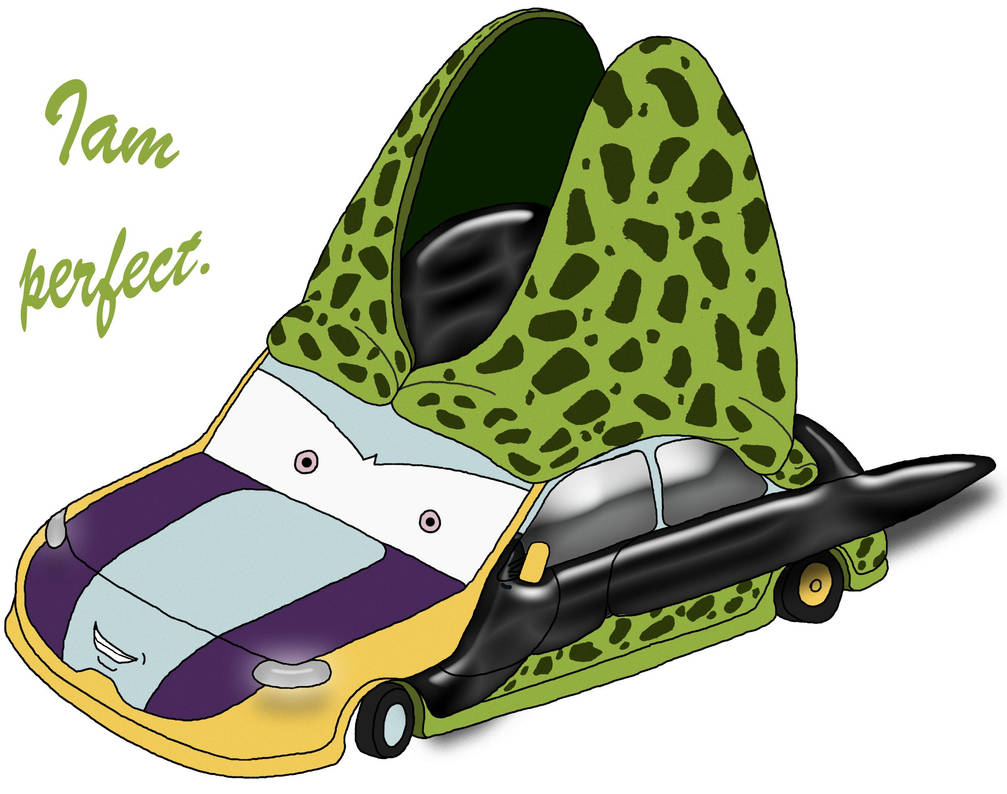 Car Comic Cell DBZ Cell As Car by Kabraska on DeviantArt