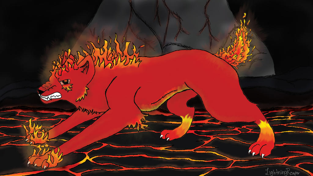 Elemental Wolves Fire Fire wolf Element -Wolf Drawing Challenge- by beebee7878 on DeviantArt