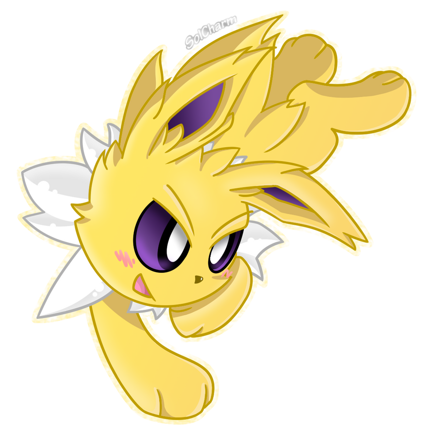 Chibi Jolteon By SolCharm On DeviantArt chibi-jolteon-by-solcharm-on-deviantart