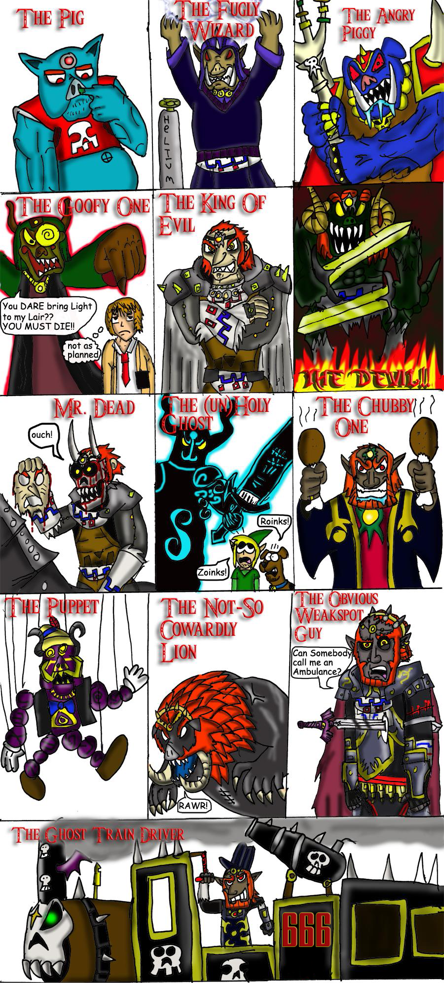 Ganon Throughout the Ages